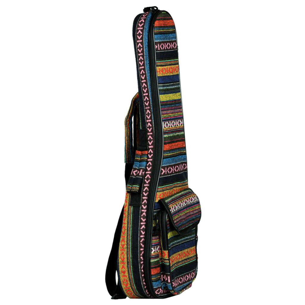 1x Ukulele Travel Bag Padded 23'' Carrying Backpack for Guitar Back Bag Case