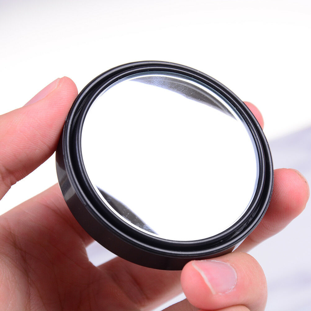 1PC Black car blind spot mirror 360° angle view adjustable rearview mirror S,CH