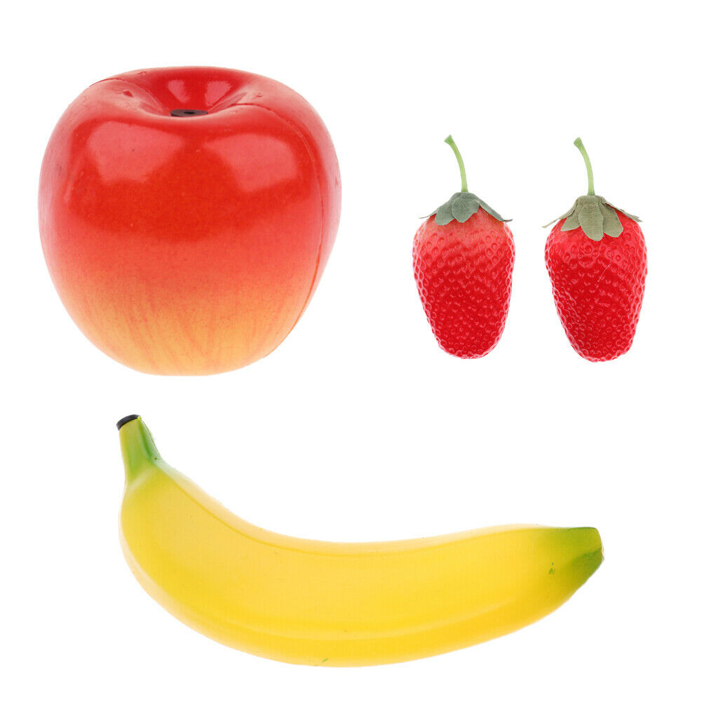 3xFruit Shaker Musical Maraca Rattles for Children Kids Party Favor 3 types