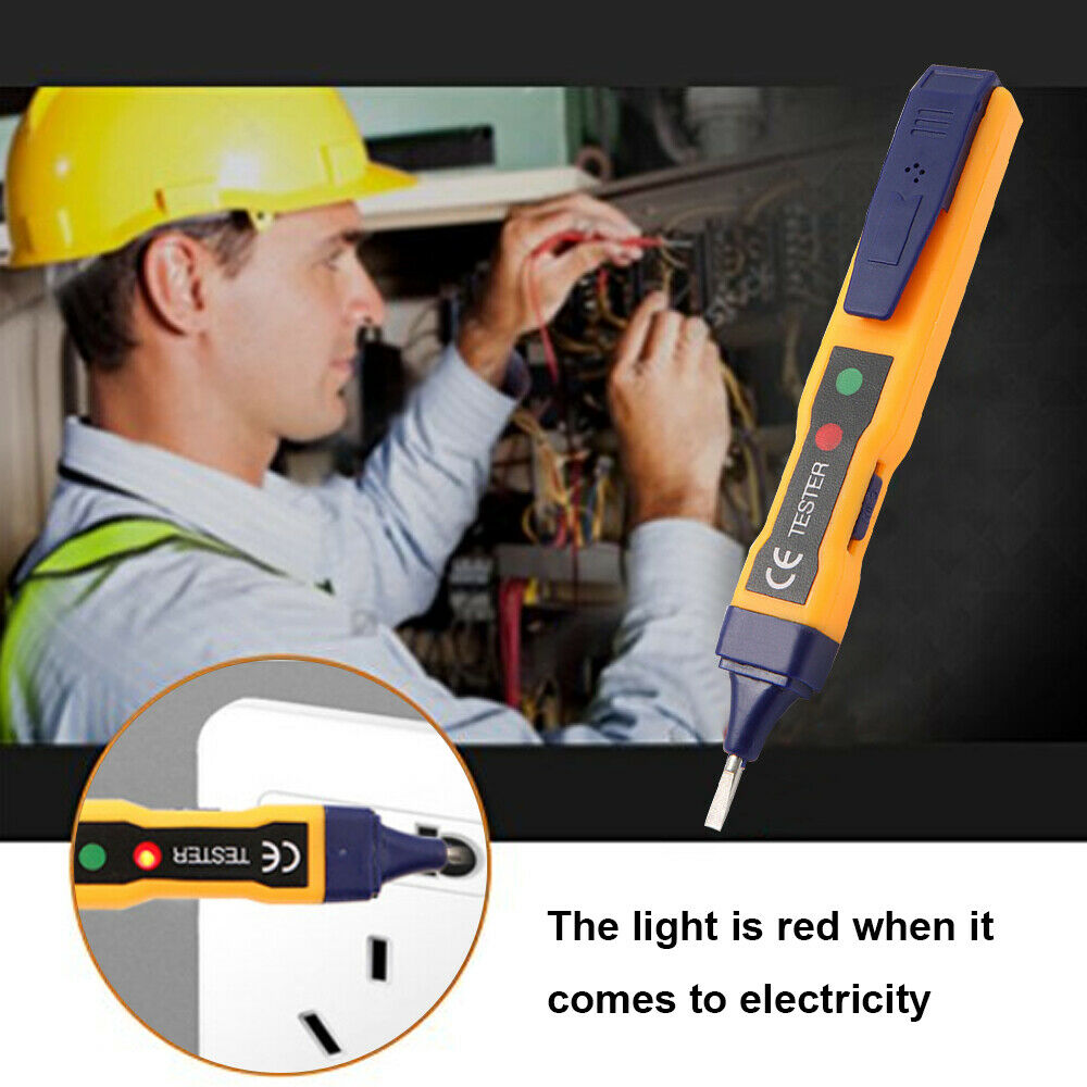 Voltage Tester AC Electricity Detect Pen Non Contact Detector 12-1000V Electrica