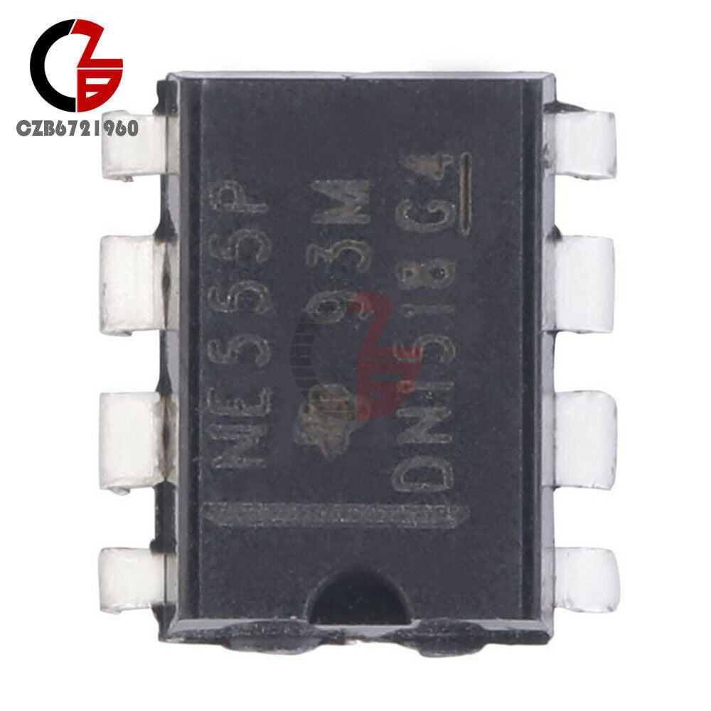 100x NE555P NE555 DIP-8 SINGLE BIPOLAR TIMERS IC NE555P