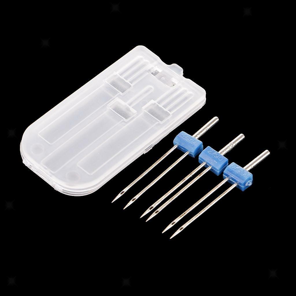 3 Sizes Double Twin Needles + Binding Presser Foot for Brother   Singer
