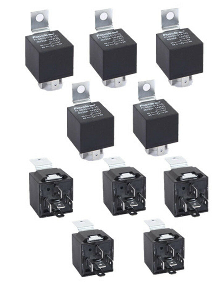 Hight Qulity 10 Pack 12V 30/40 Amp 5-Pin SPDT Style Electrical Relays