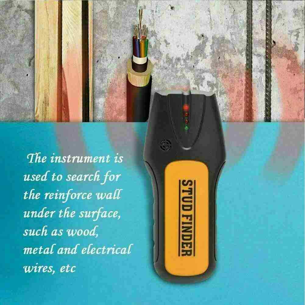 Wall Wood Stud Finder Scanner Metal Wire Cables Pipe Meter Tester A1I0