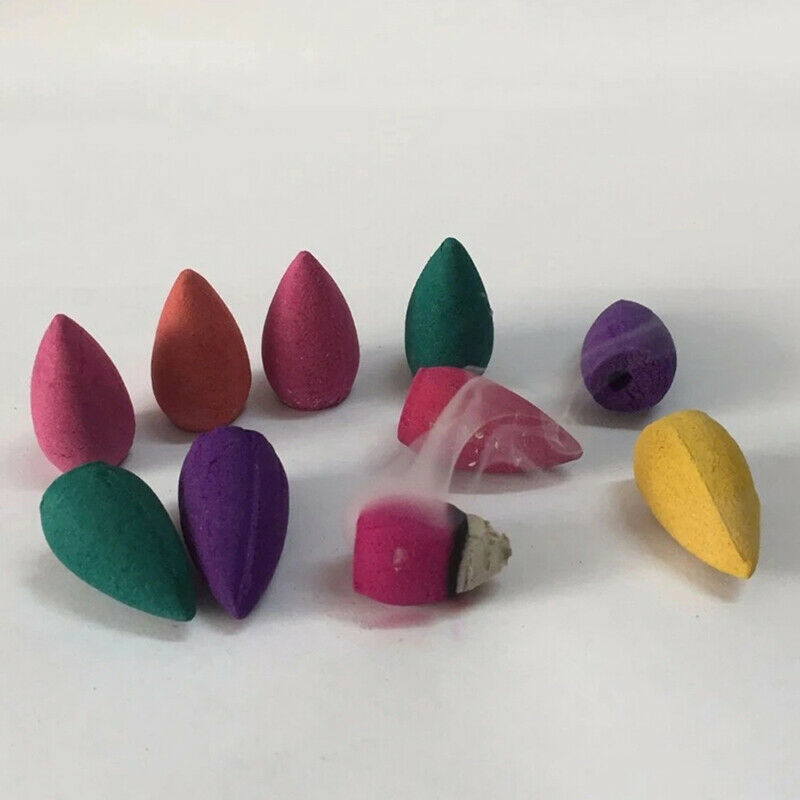 Can Choose Natural Smoke Backflow Incense Cones Hollow Cone Incense Sandalwood