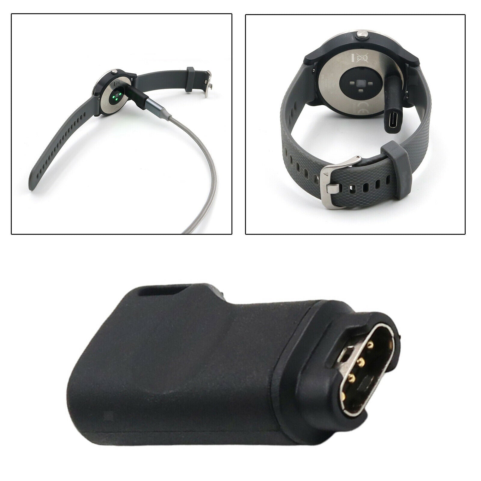 Type C Charger Adapter for for Garmin Fenix 5 5x 5s 6 6x 6s Replacement Acc