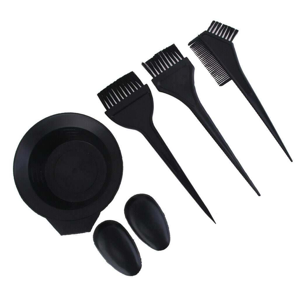 Professional Hair Color Bowl Comb Brush Ear Protect Covers Weave Comb Tools