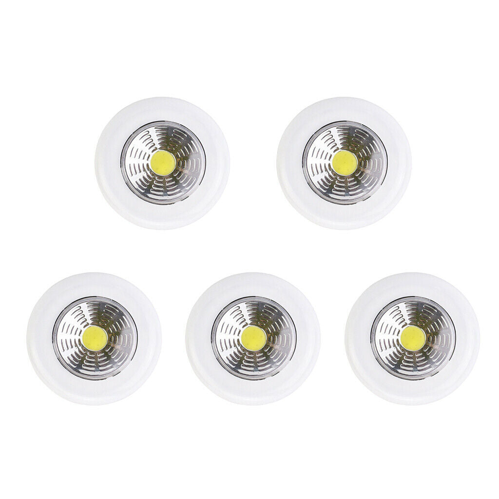 5 Pieces Portable Night Lights Tap Lights for Home Closet Cabinet Camping