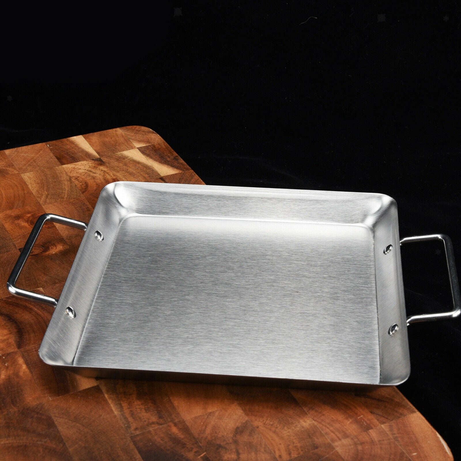 Barbecue Pan Chicken Roaster Stand Dishwasher Safe BBQ Accessories for Grill
