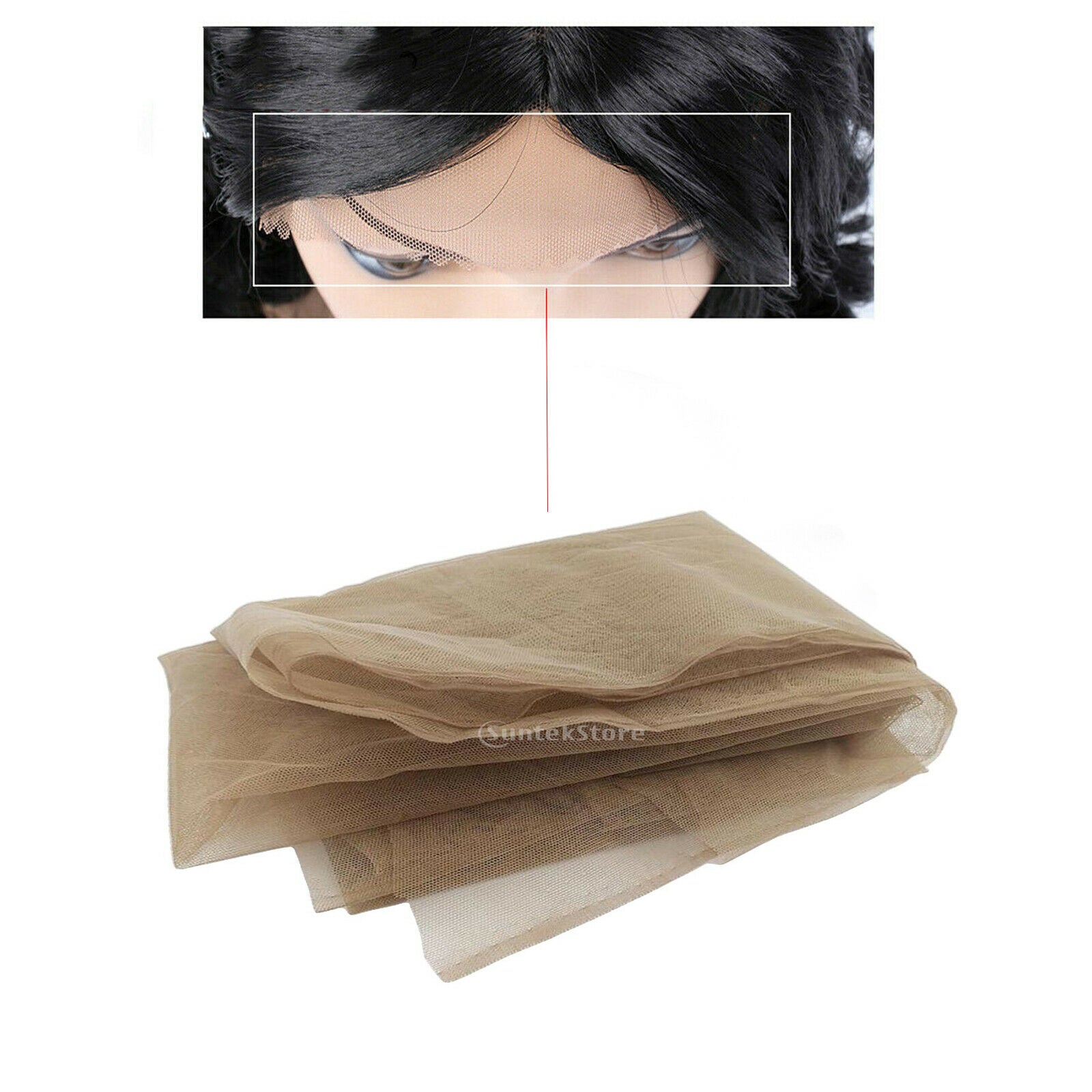 1Yard Foundation Lace for Making Wig Full Lace Front Wig   Ventilation Net
