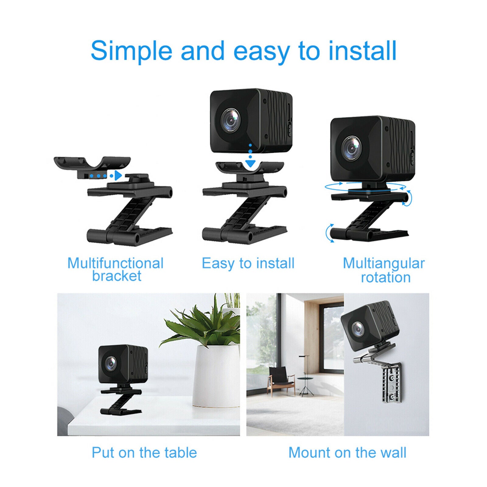 1080P WIFI IP Camera Home Security Night Vision Surveillance Camcorder