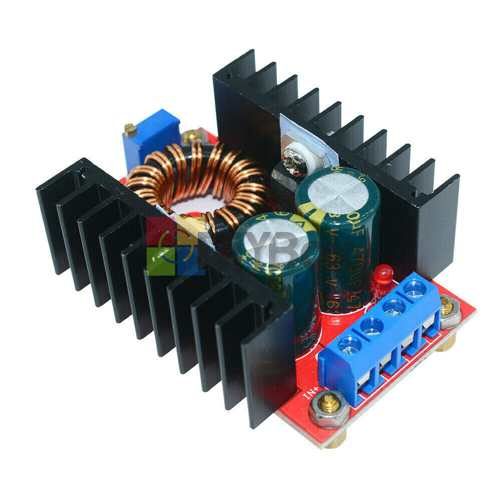 120W Adjustable Boost Converter Module DC 10-32V to 35-60V Step Up Power Supply