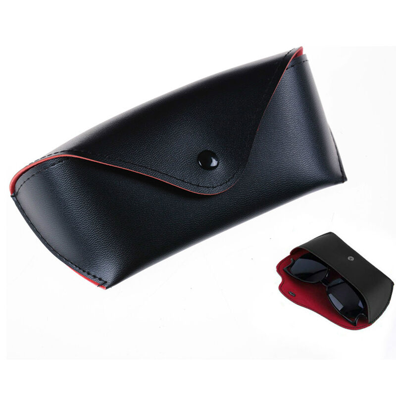Leather Glasses Case Sunglasses Eyeglasses Storage Holder Box Bag Cases .l8