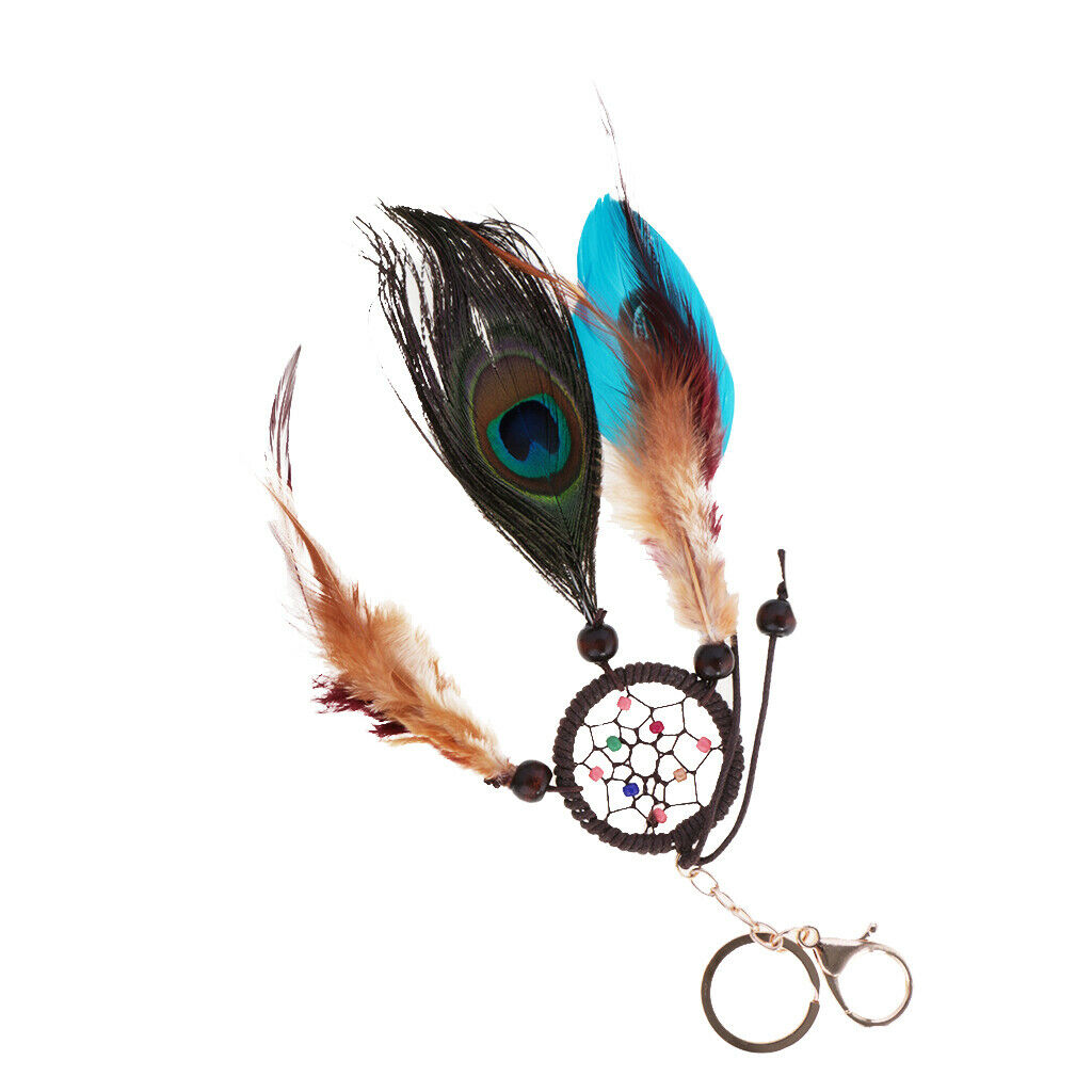 Dream Catcher Feather Tassel Keyring Key Chain Ring Keychain Charm Pendant