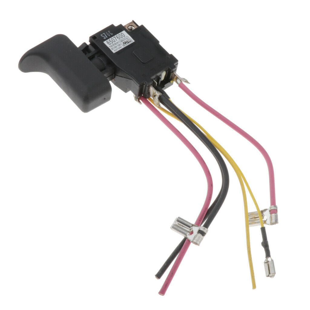 Electric Drill Speed Switch for XRJ04 DJR186 650760-0 Tools Accs Plastic