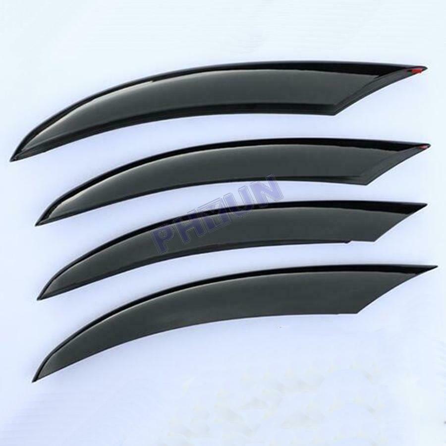 For 2015-18 Mercedes-Benz C Class Front Fog Light Decorative Cover Glossy Black