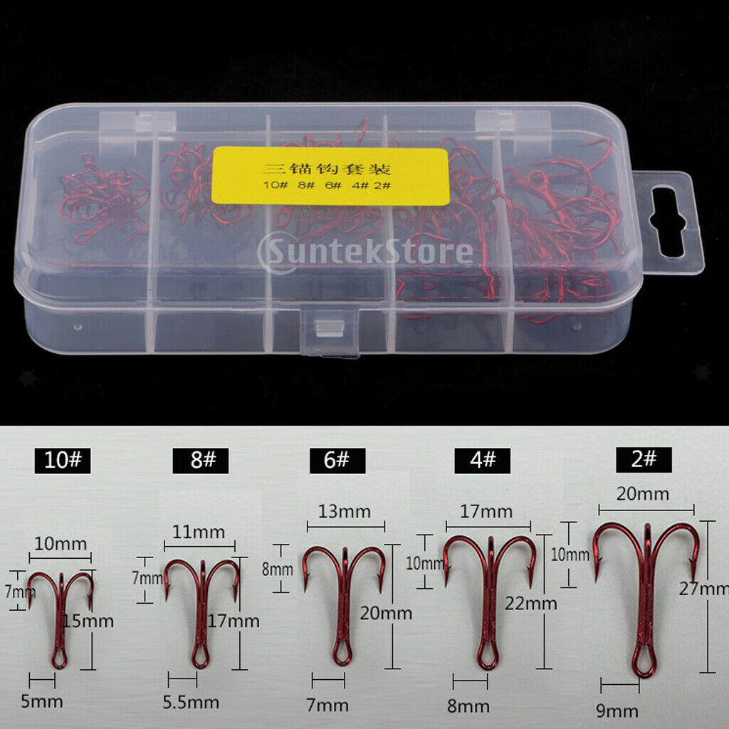 50pcs High Carbon Steel Hook With Fishing Hook