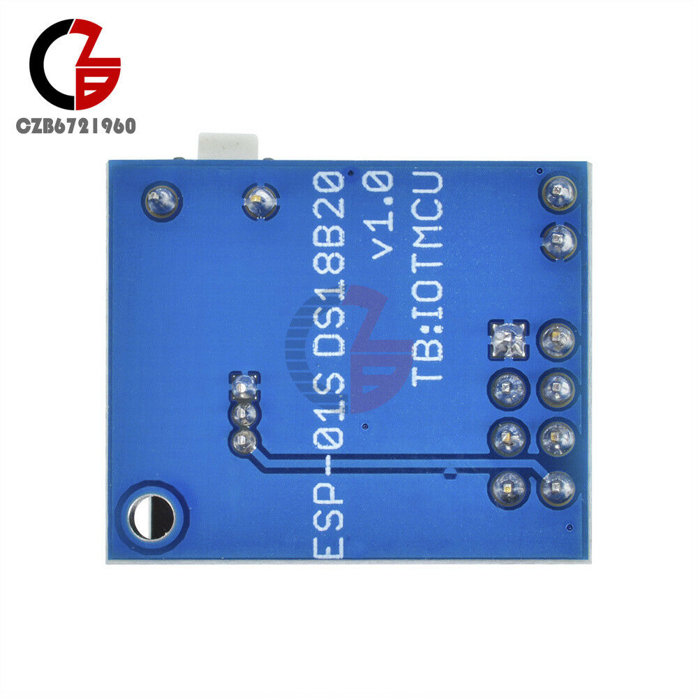 ESP-01S ESP8266 WIFI Wireless Transceiver DS18B20 Temperature Sensor Adapter