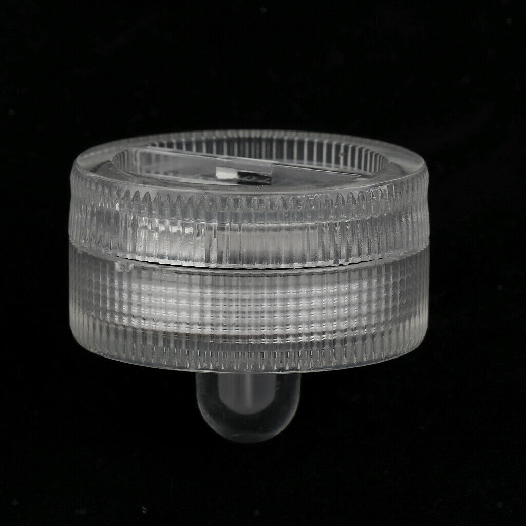 2-pack Acrylic Clear Aquarium Rumble Betta Fish Tanks with Led Lighting