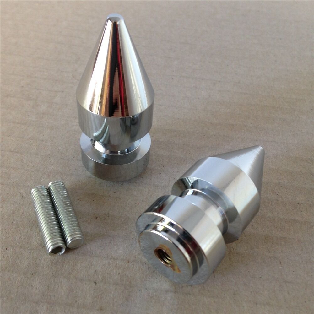 For Aprilia Dorsoduro 750 Tuono Triumph Daytona 675R Spike Swingarm Spool Chrome