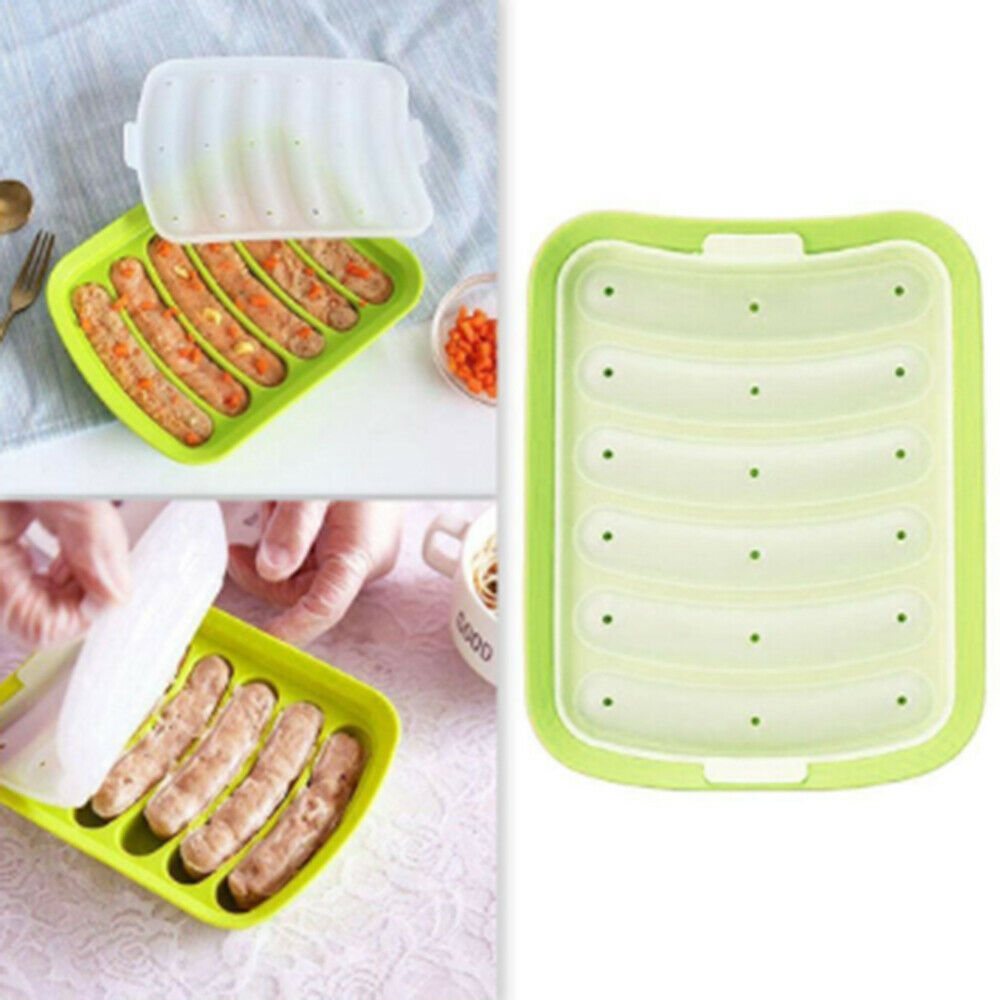 1Pcs Silicone Sausage Making Mold Hot Dog Maker Mould DIY Kitchen Tools