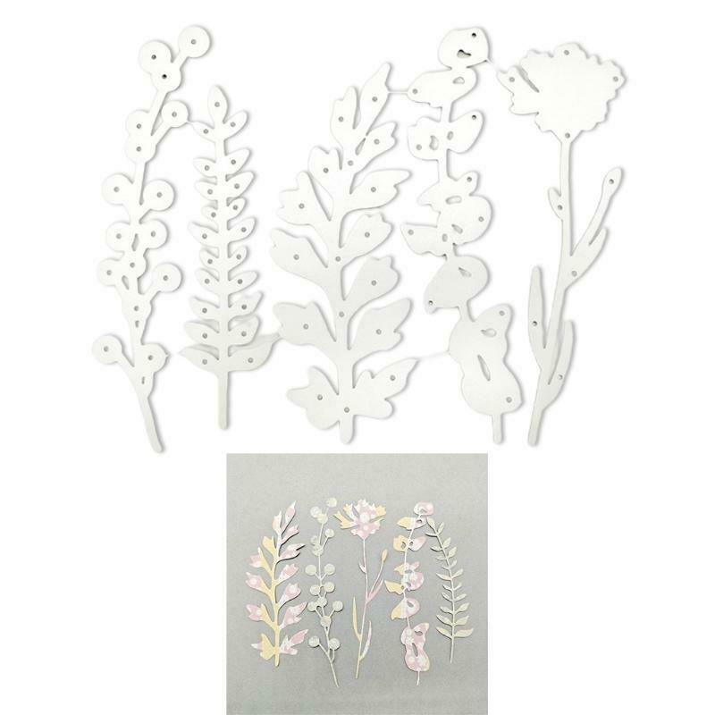 Plants Metal Cutting Dies Stencil DIY Scrapbook Album Paper Card Template Mold