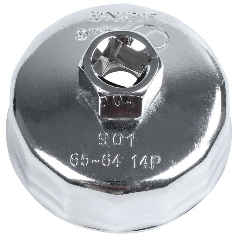 Cap Oil Filter Socket Wrench Cup Tool 65mm ID 14 Flutes H9C5C5