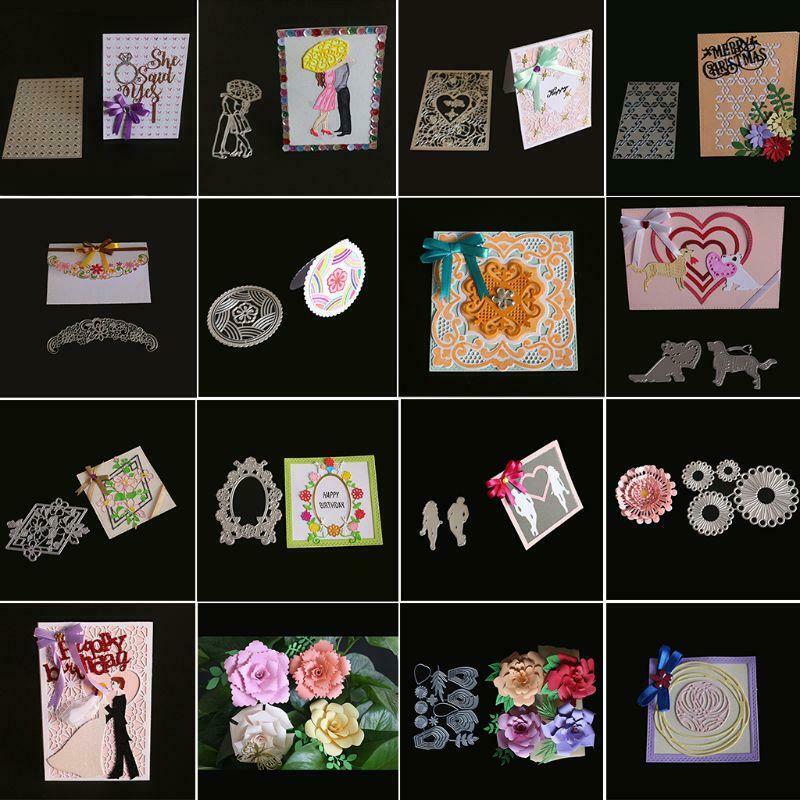Flower Cutting Dies Stencil DIY Scrapbooking Photo Album Card Embossing Crafts