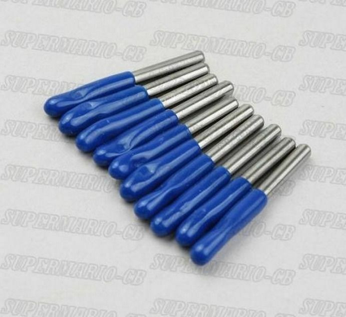 High Quality 15° 0.2mm 10PCS Carbide PCB Engraving Bits CNC Tool gb new