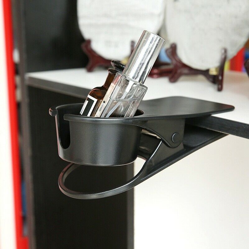 Desktop Water Cup Clip Computer Desk Table Side Clip Desk Finishing Storage RaJ2