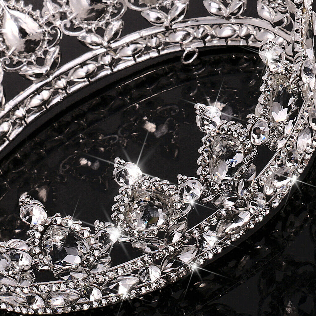 Sparking Full Crystal Wedding Bridal Hair Tiara Crown Headband Hair Jewelry