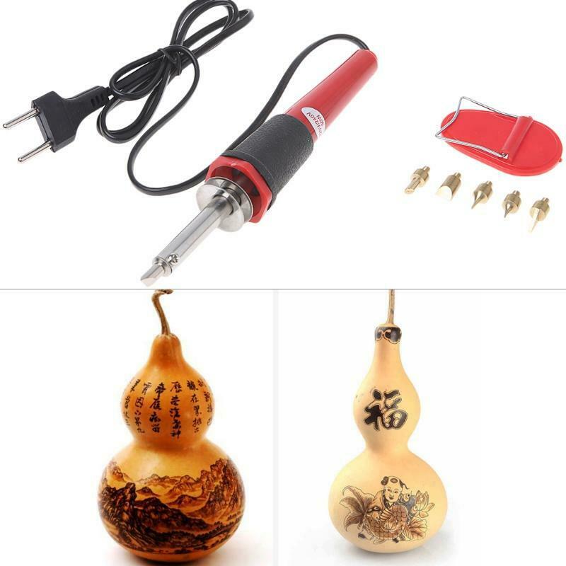 Wood Pyrography Tool Set 30W Soldering Iron Tool Set Woodburning Solder