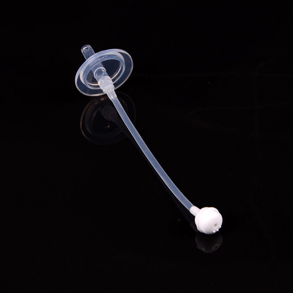 Newborn Baby Bottle Wide Mouth Feeder Milk Bottle Flexible Rotatable Stra.l8
