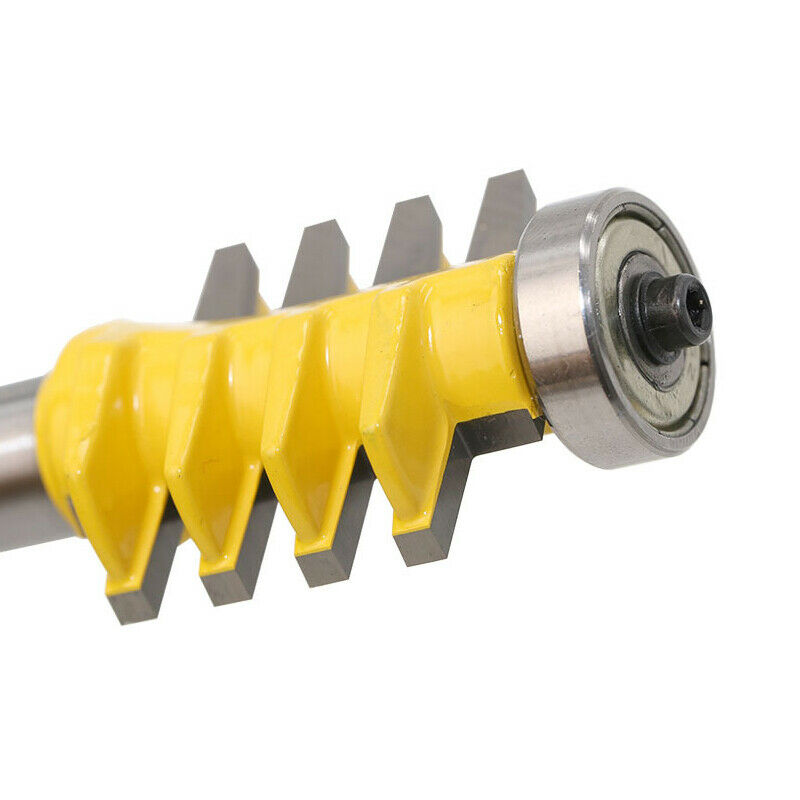 1Pcs 1/2'' Shank Reversible Finger Woodworking Angle Cutter Tool Joint Bit Metal
