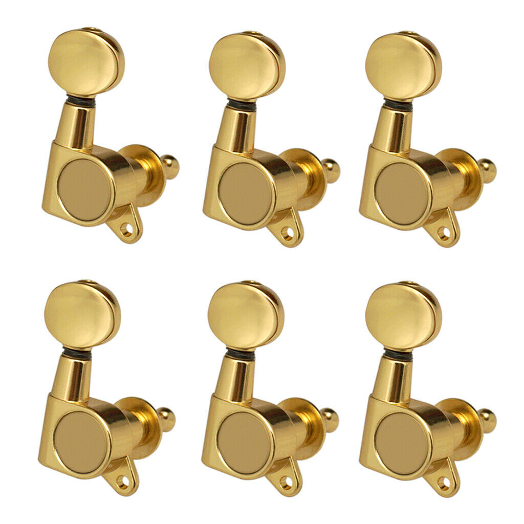 Set Of 6 6r Strings Tuning Pegs Machine Heads For Acoustic Guitar Electric