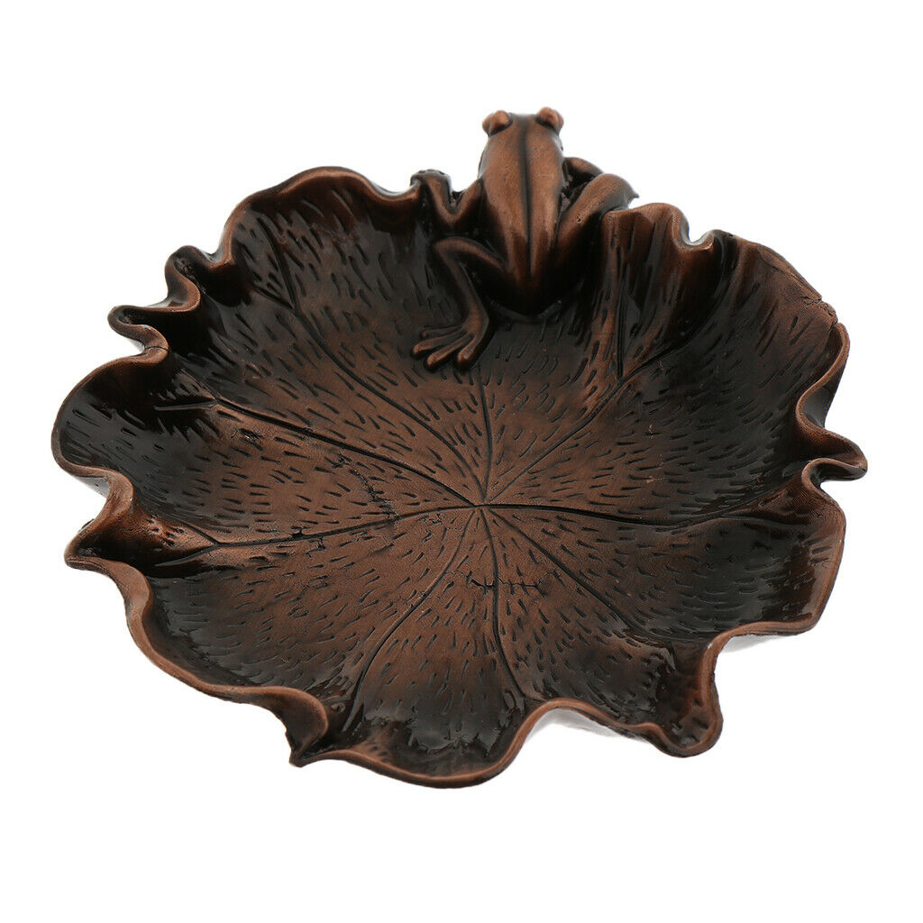 4xLotus Leaf Alloy Teacup Coaster Coffee Cup Mat for Kung Fu Tea Fittings