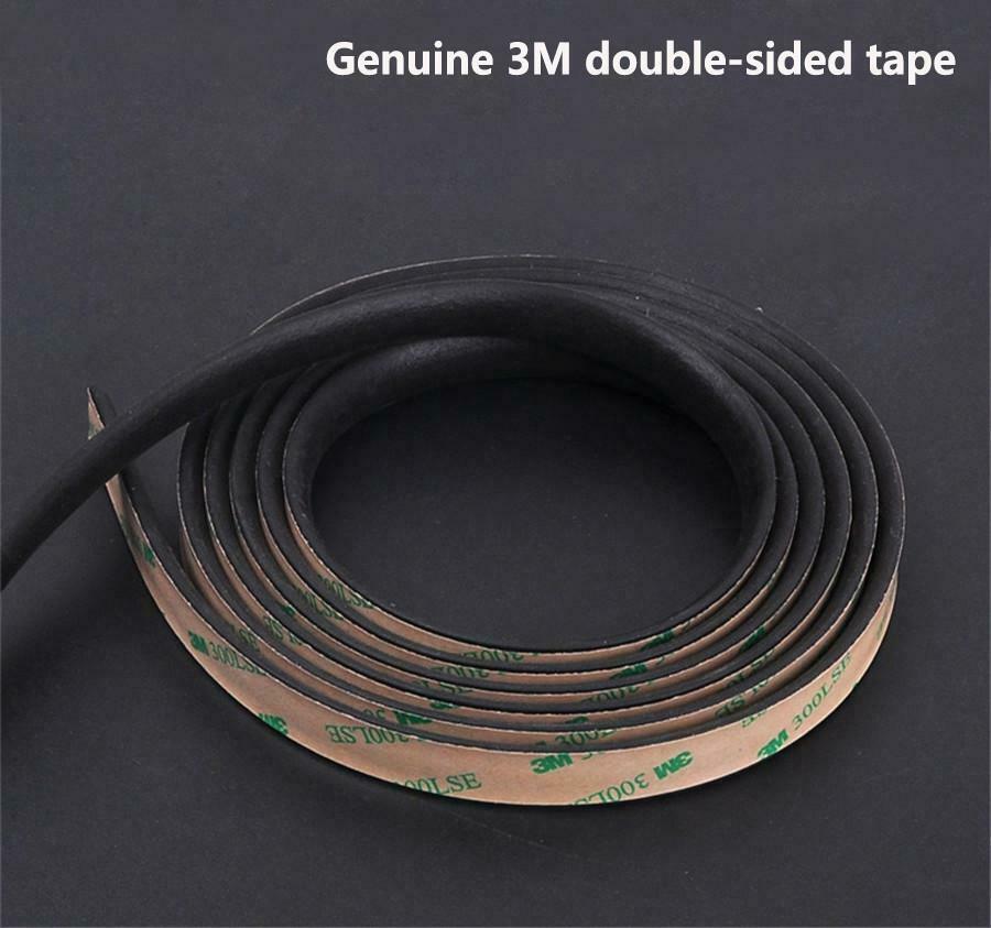 5M Car Rubber Sealant Strips 0.79" * 0.24" For Car Window Windshield Sunroof
