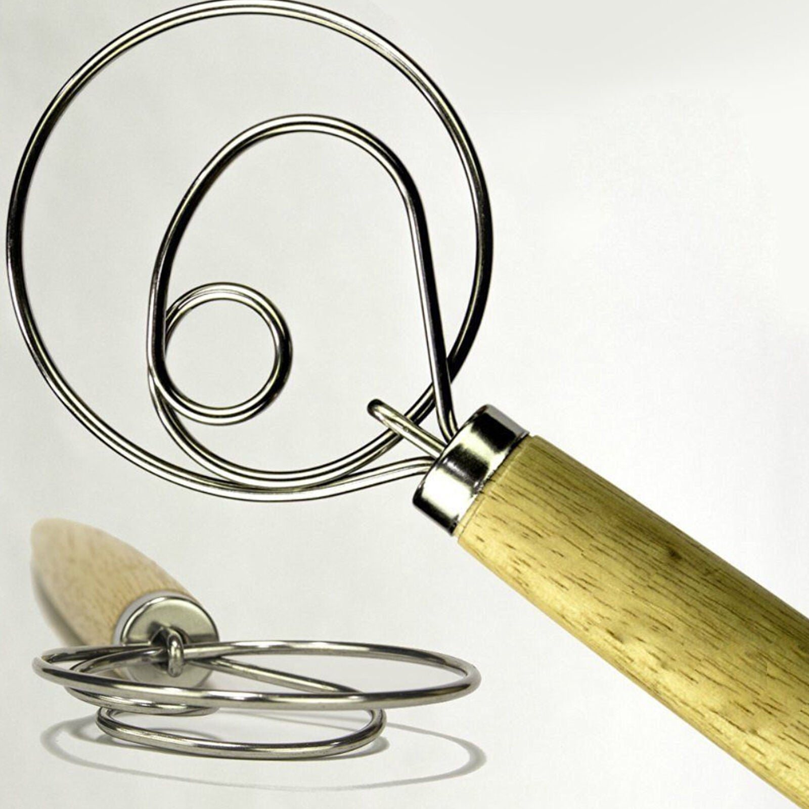 The Kitchen 13-Inch Stainless Steel Danish Dough Whisk, Large