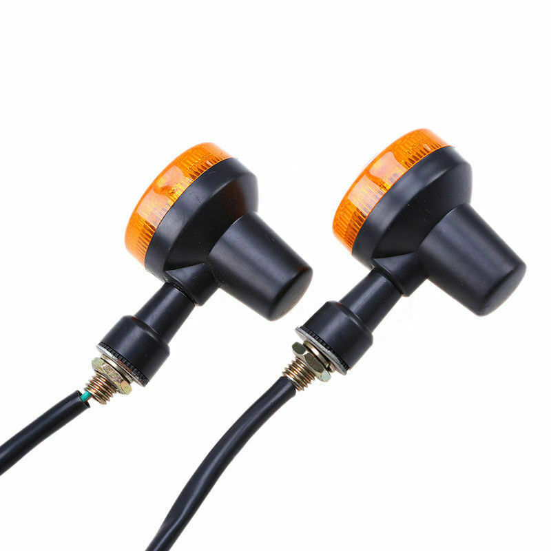 4pcs Black Turn Signal Dual Sports Motorcycle Dirtbike light blinker mx
