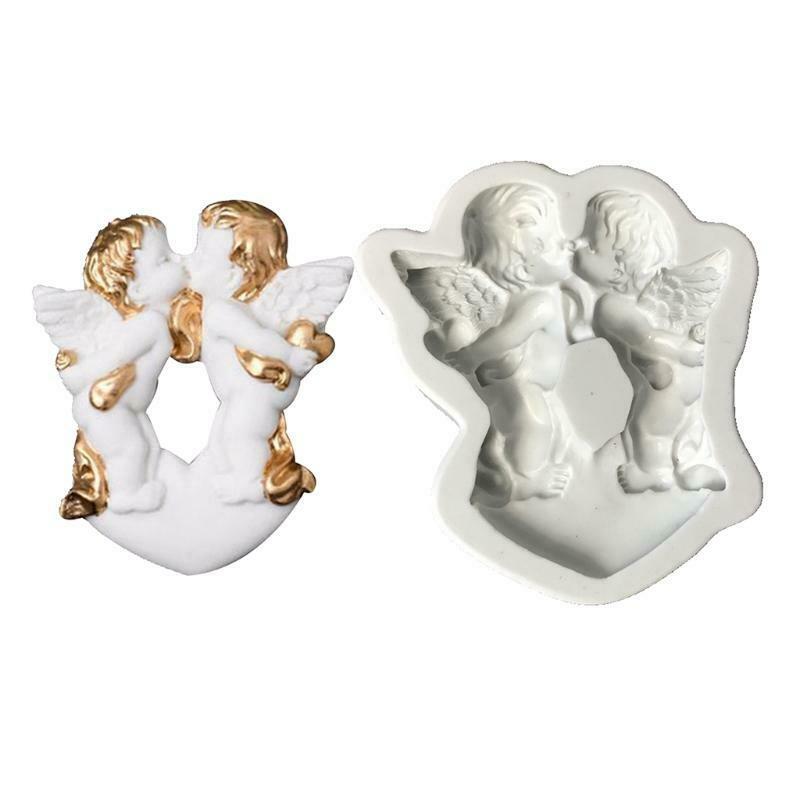 Mini Angel Baby Fondant Molds Silicone Cake Decorating Tools Clay Mold for Kid