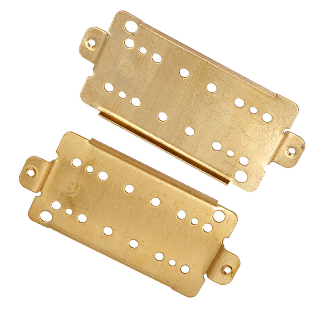 2Pcs Golden Brass Pickup Baseplate for Electric Guitar Accessory 50 / 52mm
