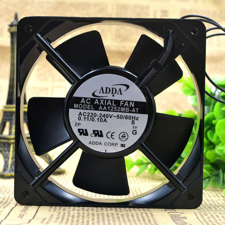 For 1 PCS ADDA Fan AA1252MB-AT AC 220V 12CM 12025 0.11A 2 Wire