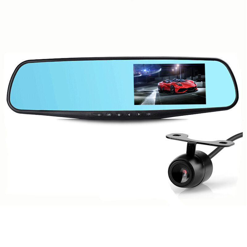 1080P Car DVR Dash Camera Dual Lens Cam Video Recorder Night   G-sensor