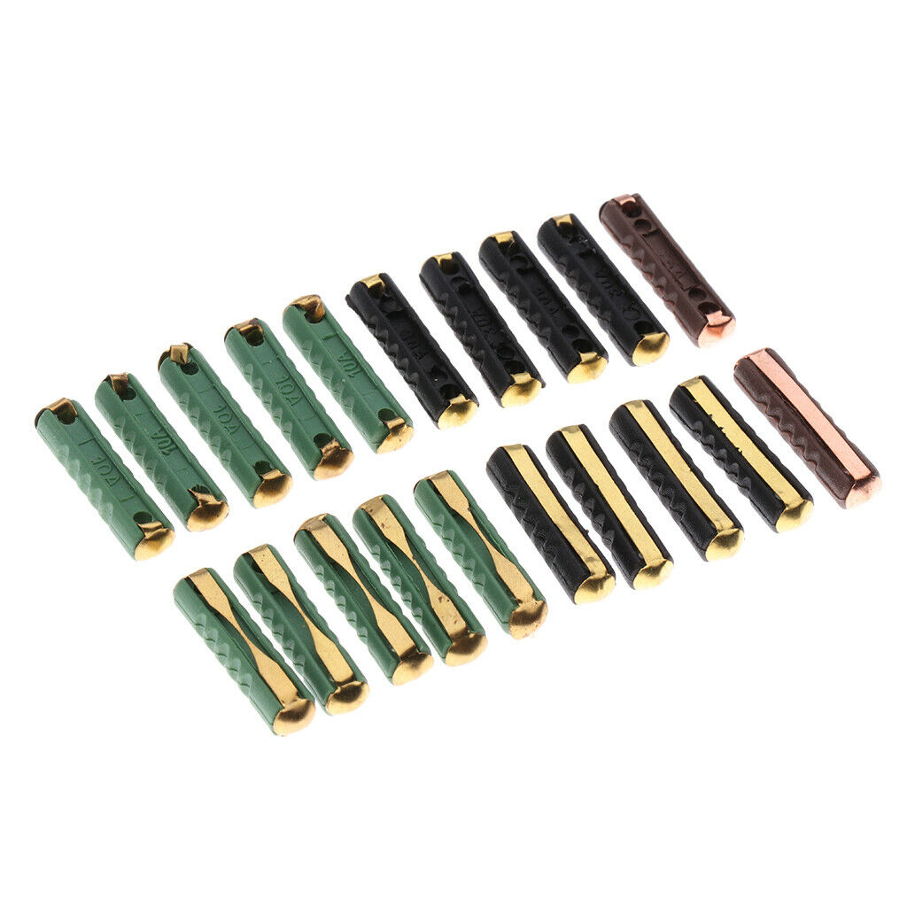 20 Pieces European Ceramic Tube Fuse 8A 16A 25A 23mmx5mm Assortment Kit