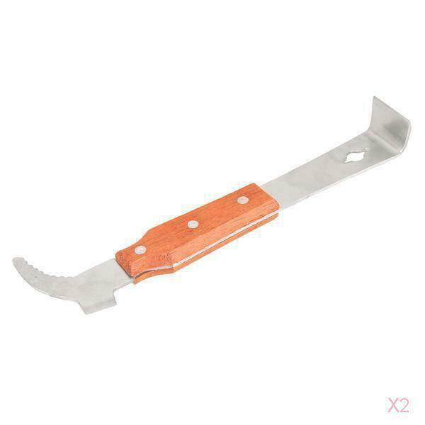 Multi-function Heavy Stainless Steel Bee Keeper  Scraper Beekeeping Tool