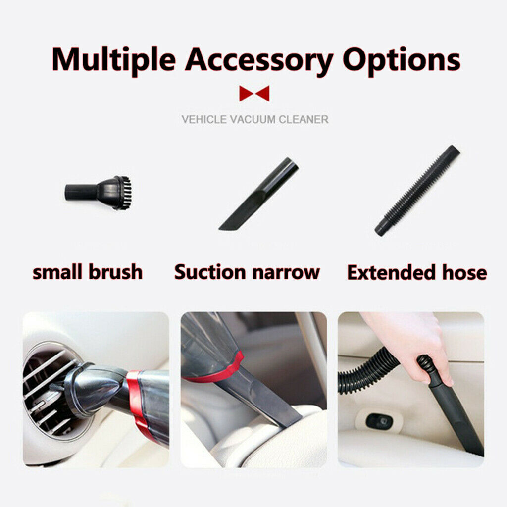 High Power Rechargeable Cordless Wet & Dry Portable Car Home Vacuum Cleaner