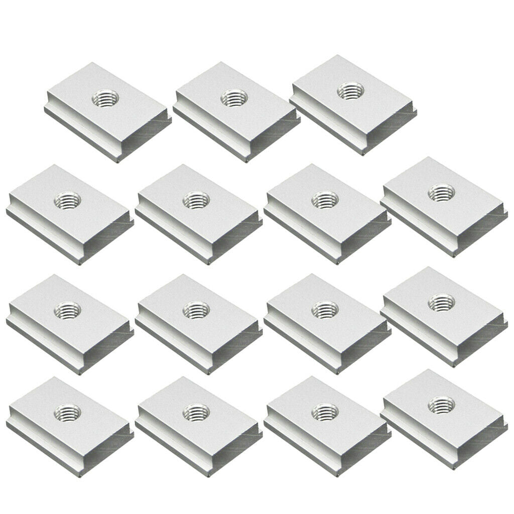 15PCS M8 T-Slider For T-slot For Various Woodworking Jigs 25mm