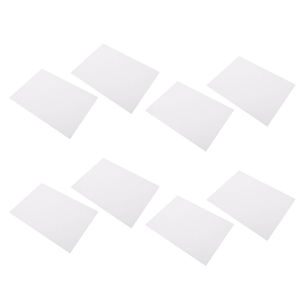 8Pc  Shrinkable Film Plastic Sheets,