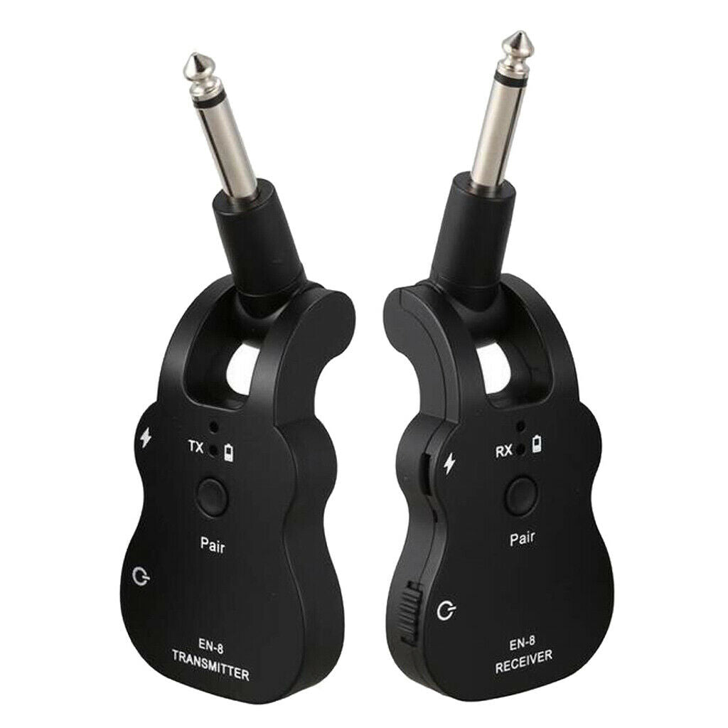 2.4GHZ Audio Wireless Guitar/Instrument System Includes Transmitter, Receiver,