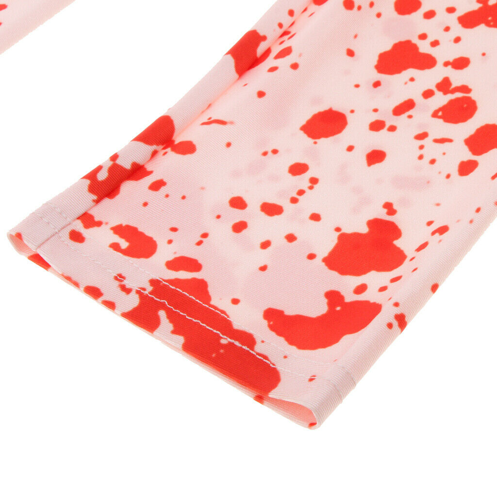 Scary Blood Splatter Printed Leggings Halloween Costume Woman Fancy Dress XL